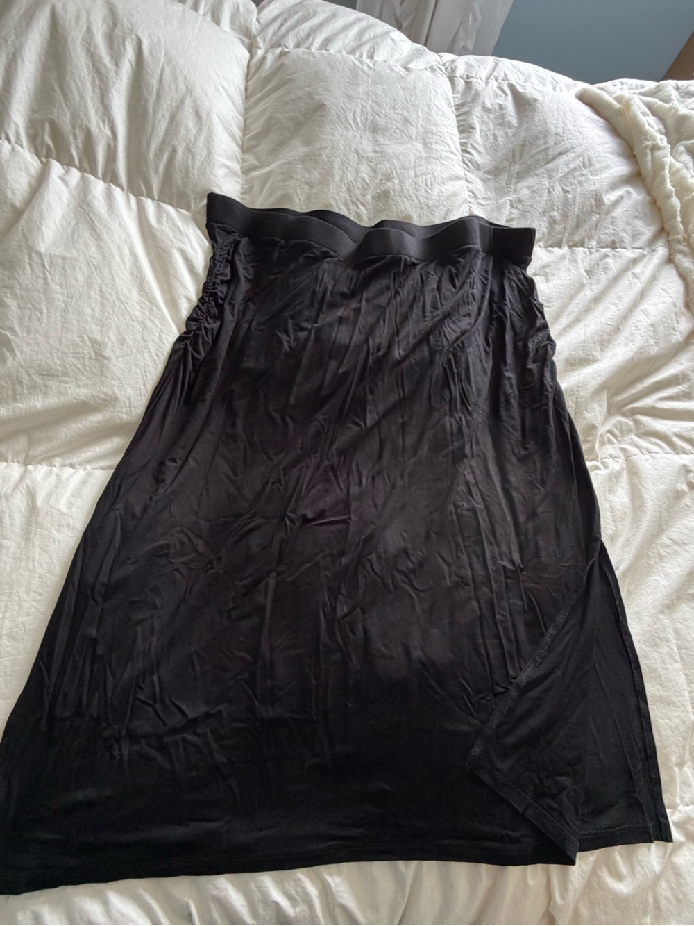 Penningtons Black Midi Skirt with Comfort Waistband